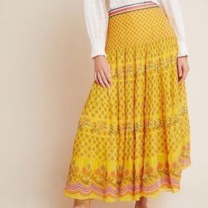 Anthropologie Tanvi Kedia Calinda Maxi Skirt